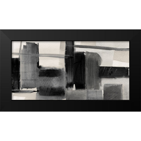 Shadows in the Evening Black Modern Wood Framed Art Print by Jill, Susan