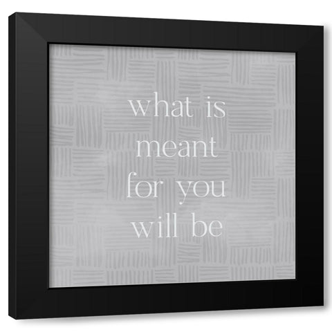 Will Be Black Modern Wood Framed Art Print by Designs, CAD