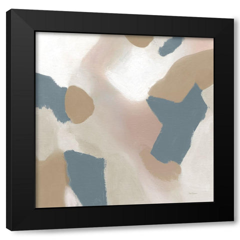 Fall Embrace Black Modern Wood Framed Art Print by Robinson, Carol