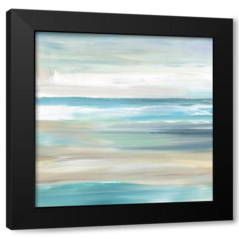 Timeless Tide I Black Modern Wood Framed Art Print by Nan