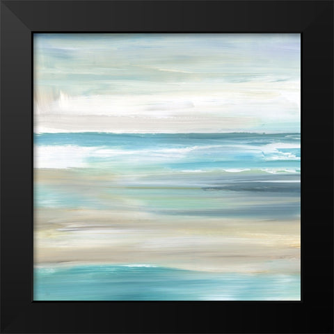 Timeless Tide I Black Modern Wood Framed Art Print by Nan