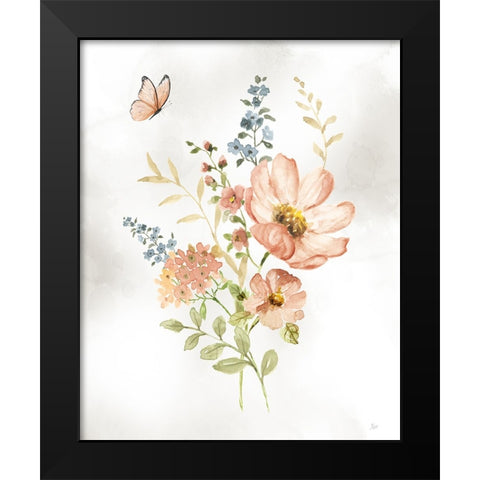 Summer Arrangement I Black Modern Wood Framed Art Print by Nan