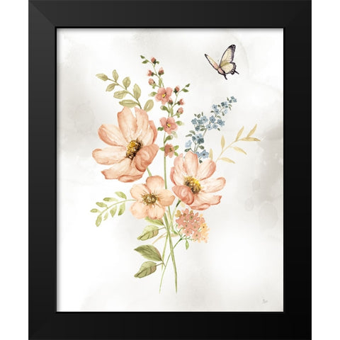 Summer Arrangement II Black Modern Wood Framed Art Print by Nan