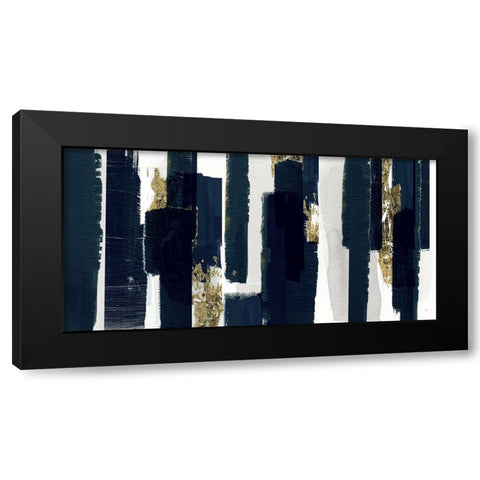 Brooklyn Walk Black Modern Wood Framed Art Print by Jill, Susan