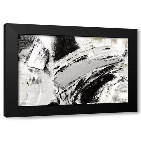 Black Mykonos Black Modern Wood Framed Art Print with Double Matting by Shapiro, Judith