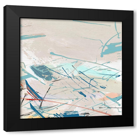 Stops Along the Way I Black Modern Wood Framed Art Print by Jill, Susan