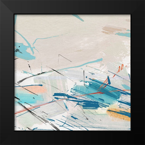 Stops Along the Way II Black Modern Wood Framed Art Print by Jill, Susan