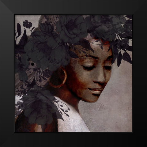 Grace I Black Modern Wood Framed Art Print by Robinson, Carol