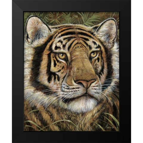 Shadow in Night Black Modern Wood Framed Art Print by Manning, Ruane