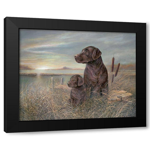 Inherited Royalty Black Modern Wood Framed Art Print with Double Matting by Manning, Ruane