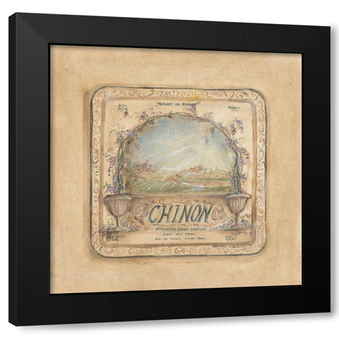 Chinon Black Modern Wood Framed Art Print with Double Matting by McRostie, Kate