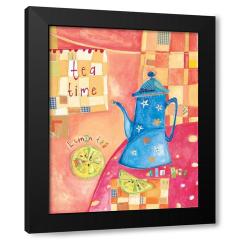 Kitchen Collage II Black Modern Wood Framed Art Print with Double Matting by Pope, Kate and Elizabeth