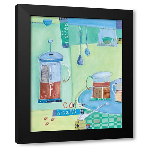 Kitchen Collage IV Black Modern Wood Framed Art Print with Double Matting by Pope, Kate and Elizabeth