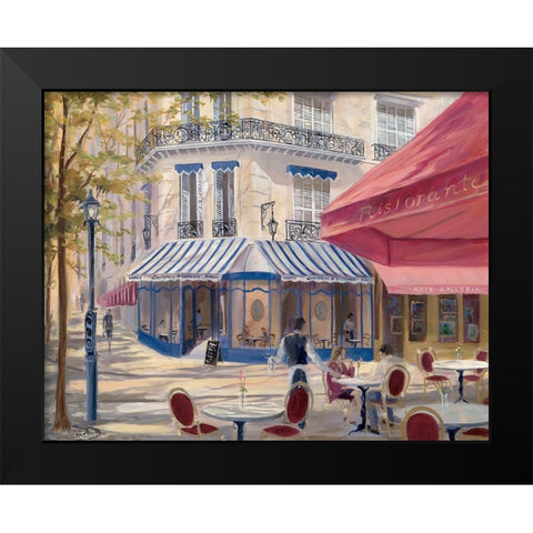 Laterna Romantico Black Modern Wood Framed Art Print by Saxe, Carol