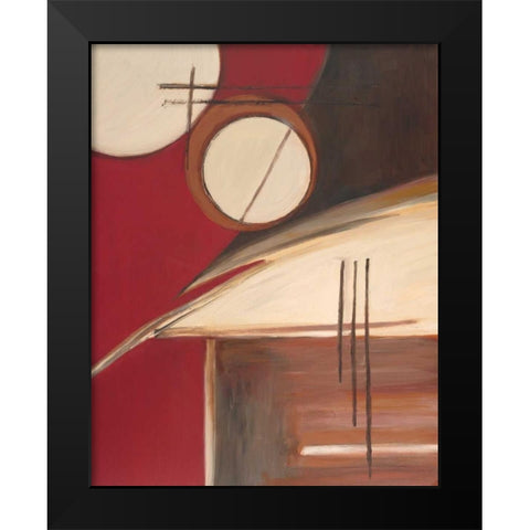 Circa Design II Black Modern Wood Framed Art Print by Alldredge, Joy