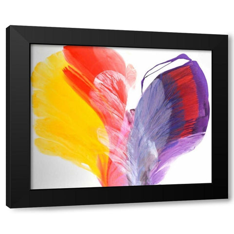 The Beginning Black Modern Wood Framed Art Print with Double Matting by Segrest, Jane