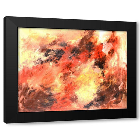 Autumn Bliss Black Modern Wood Framed Art Print by Segrest, Jane