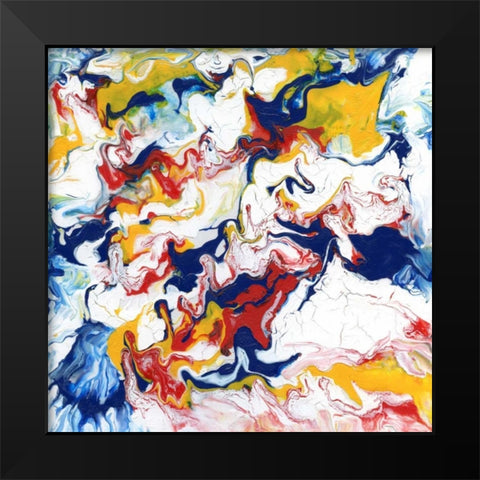 The Edge Black Modern Wood Framed Art Print by Segrest, Jane