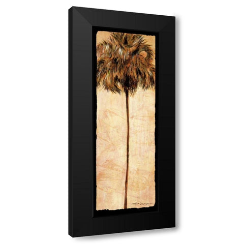 South Beach Black Modern Wood Framed Art Print with Double Matting by James, Mary Anne
