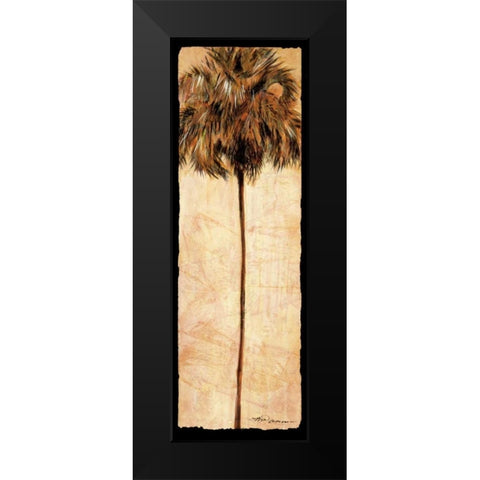 South Beach Black Modern Wood Framed Art Print by James, Mary Anne