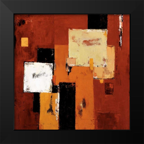 Reason Black Modern Wood Framed Art Print by Yiu, Joyce