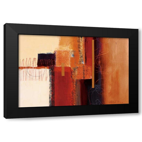 African Jewels I Black Modern Wood Framed Art Print with Double Matting by Barnes, Natasha
