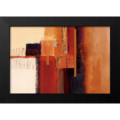 African Jewels I Black Modern Wood Framed Art Print by Barnes, Natasha