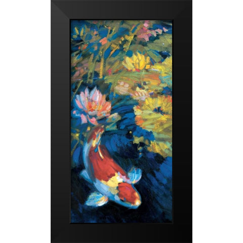 Asian Serenity I Black Modern Wood Framed Art Print by Ostlund, Leif