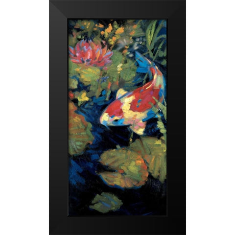 Asian Serenity II Black Modern Wood Framed Art Print by Ostlund, Leif