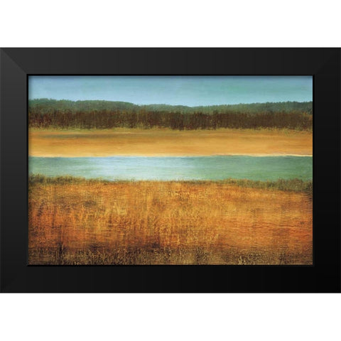 Riverside Black Modern Wood Framed Art Print by Gold, Caroline
