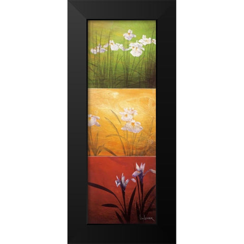 Karma Black Modern Wood Framed Art Print by Li-Leger, Don