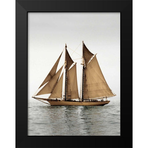 Mystic Journey I Black Modern Wood Framed Art Print by LeBlanc, Frederick J.