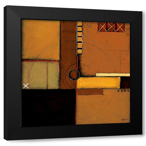 Aerial View I Black Modern Wood Framed Art Print by St.Germain, Patrick