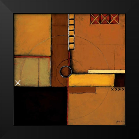 Aerial View I Black Modern Wood Framed Art Print by St.Germain, Patrick