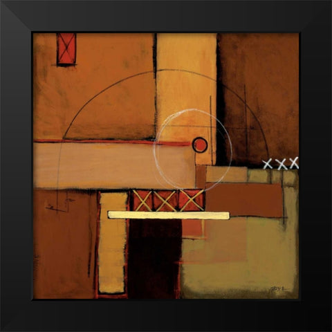 Aerial View II Black Modern Wood Framed Art Print by St.Germain, Patrick