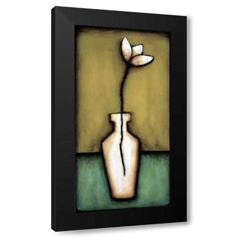 Water Blossoms II Black Modern Wood Framed Art Print by Eve