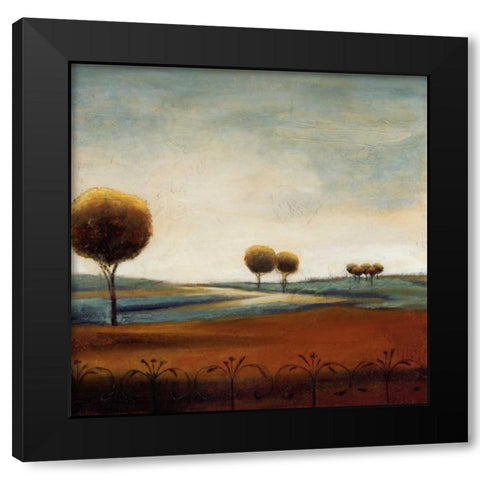 Tranquil Plains I Black Modern Wood Framed Art Print with Double Matting by Salemink-Roos, Ursula