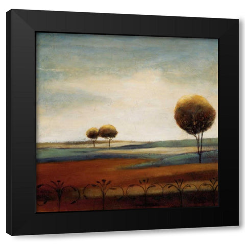 Tranquil Plains II Black Modern Wood Framed Art Print with Double Matting by Salemink-Roos, Ursula