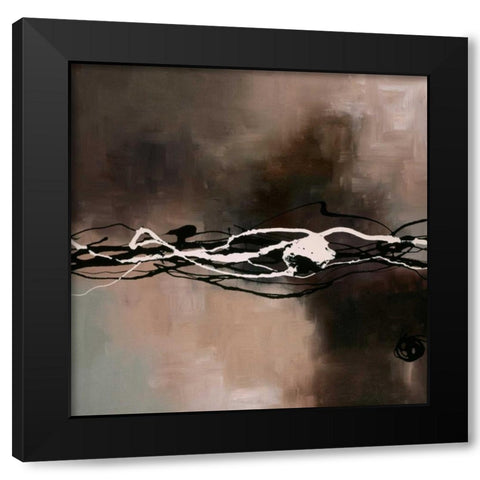 Syncopation II Black Modern Wood Framed Art Print with Double Matting by Maitland, Laurie
