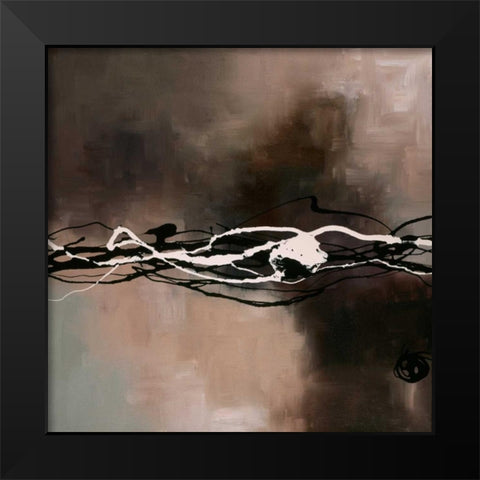 Syncopation II Black Modern Wood Framed Art Print by Maitland, Laurie