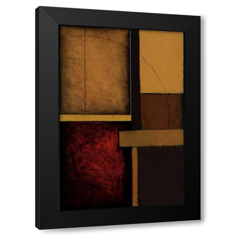 Gateways I Black Modern Wood Framed Art Print with Double Matting by St.Germain, Patrick