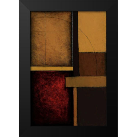 Gateways I Black Modern Wood Framed Art Print by St.Germain, Patrick