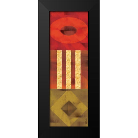 Perseverance Black Modern Wood Framed Art Print by Venter, Tandi