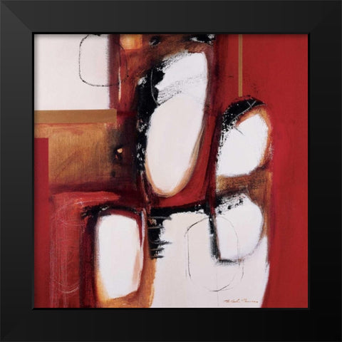 The Drum Black Modern Wood Framed Art Print by Barnes, Natasha