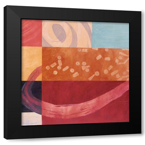 Synergistic Interchange I Black Modern Wood Framed Art Print with Double Matting by Emery, Leslie