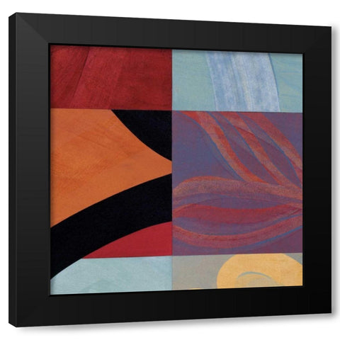 Synergistic Interchange II Black Modern Wood Framed Art Print with Double Matting by Emery, Leslie