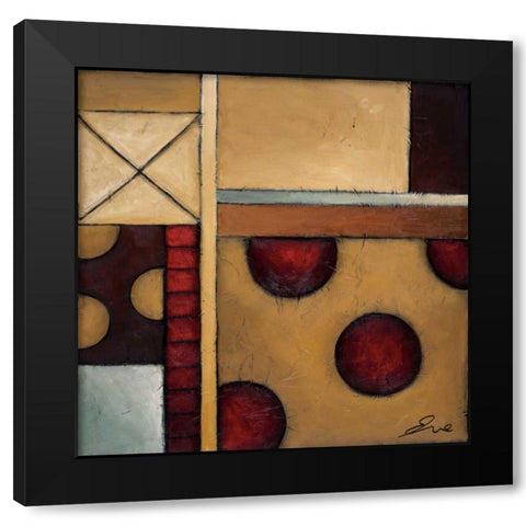 Bumpin Black Modern Wood Framed Art Print with Double Matting by Eve