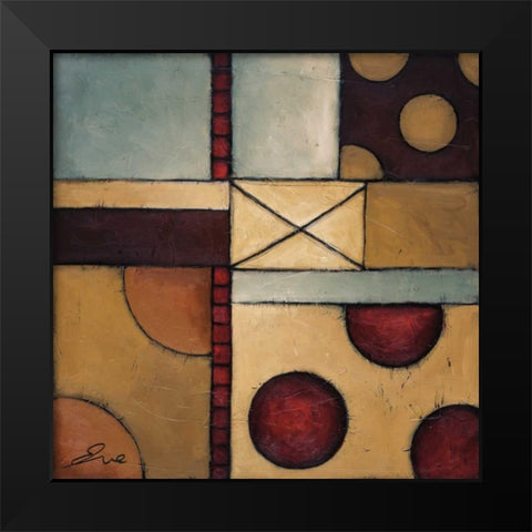 Cruisin Black Modern Wood Framed Art Print by Eve