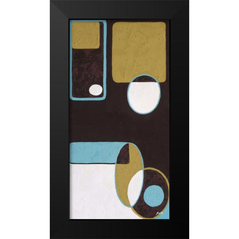 Effervescence II Black Modern Wood Framed Art Print by St. Amant, Yvette