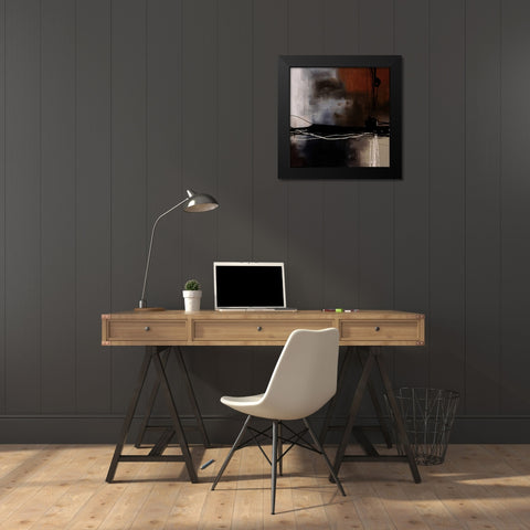 Prelude in Rust III Black Modern Wood Framed Art Print by Maitland, Laurie